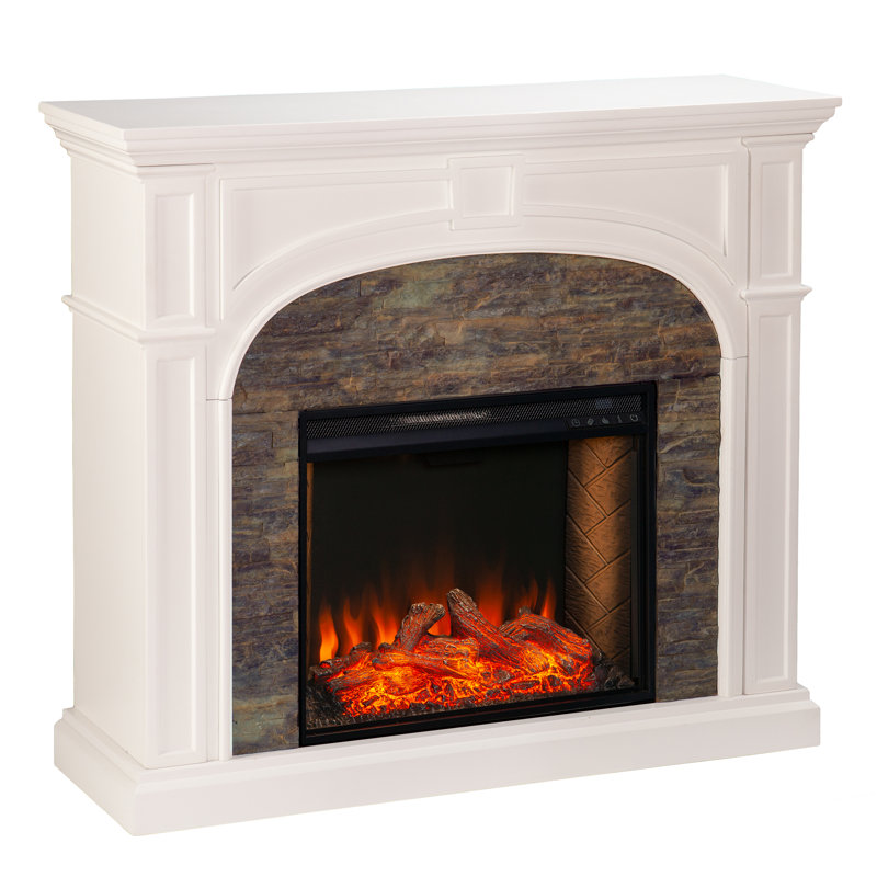 Latitude Run Tanaya Alexa Enabled Electric Fireplace