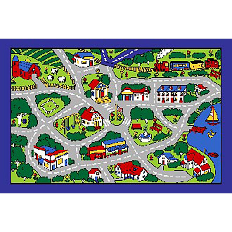 Zoomie Kids Struck Port Town Street Map Gray Area Rug Wayfair Kids Port Town Street Map Gray Area Rug