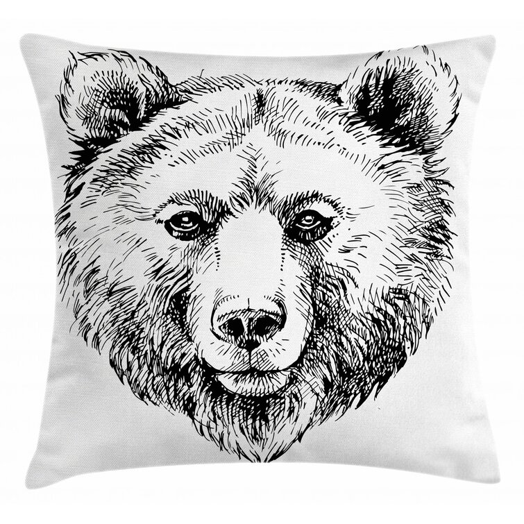 Animal in Your Pocket gray squirrel Throw Pillow