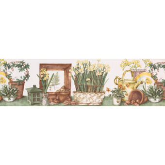 Gratuit Images August Grove Bevilacqua Flowers In Pots On The Bench Farmhouse le plus cool salutations