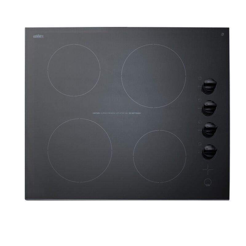 Summit Appliance 24 Electric Cooktop With 4 Burners Wayfair