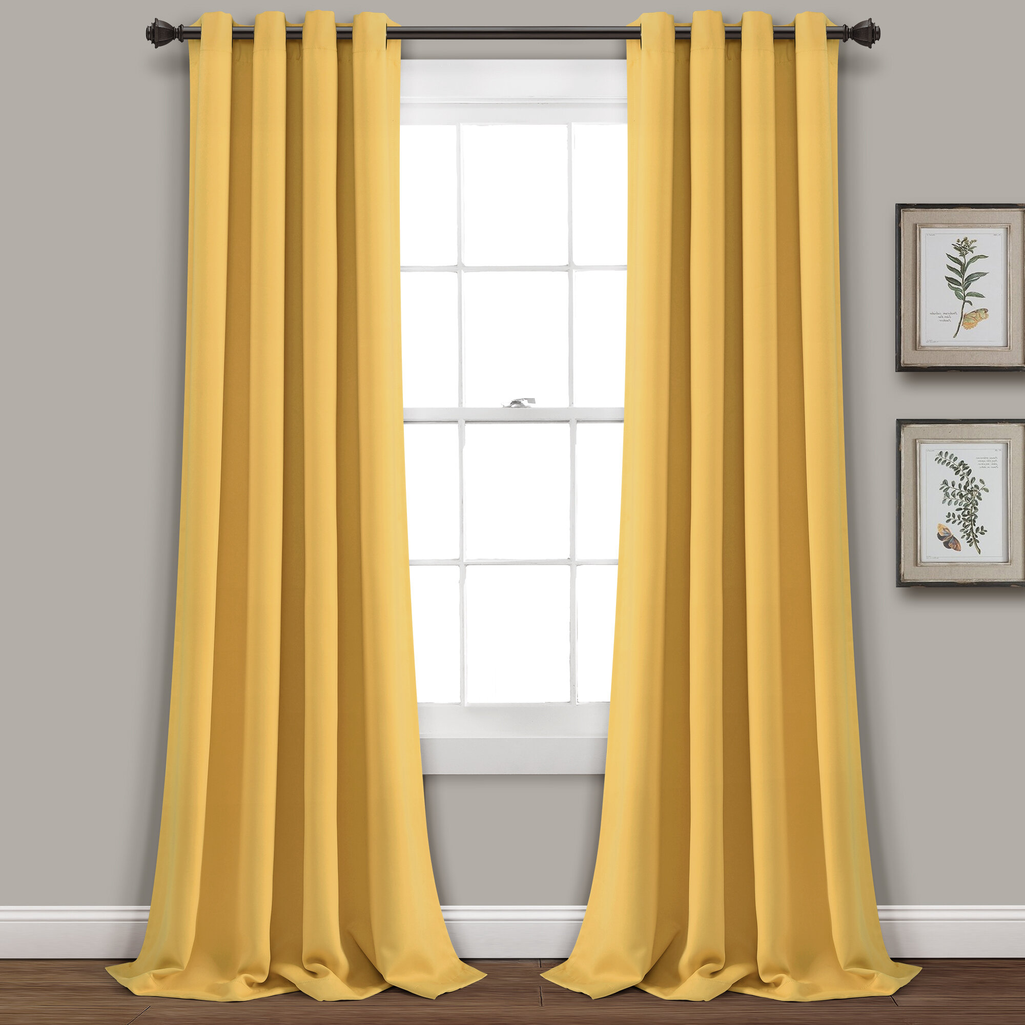 Yellow Gold Blackout Curtains You Ll Love In 2021 Wayfair