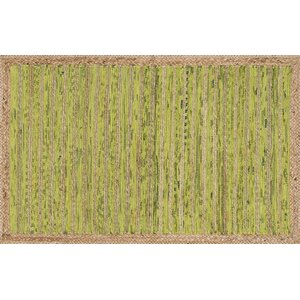 Gavin Hand-Woven Light Green Area Rug