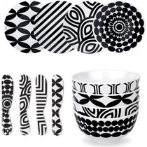 Wayfair | Black Melamine Dinnerware Sets | Up to 65% Off ...