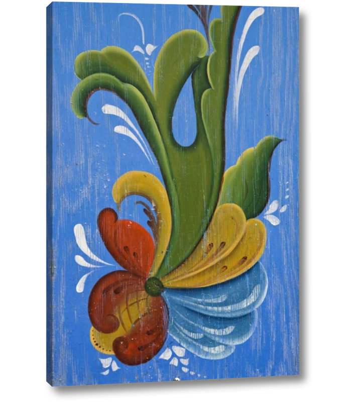 Fleur De Lis Living Ak Petersburg Norwegian Rosemaling Painting