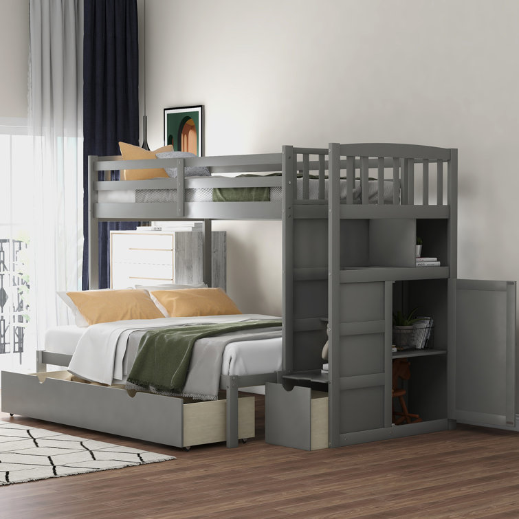 wayfair 3 bunk bed