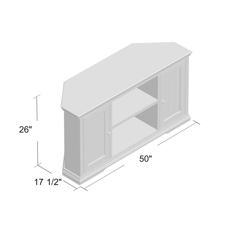 Helene Corner TV Stand for TVs up to 55 inches & Reviews Joss & Main