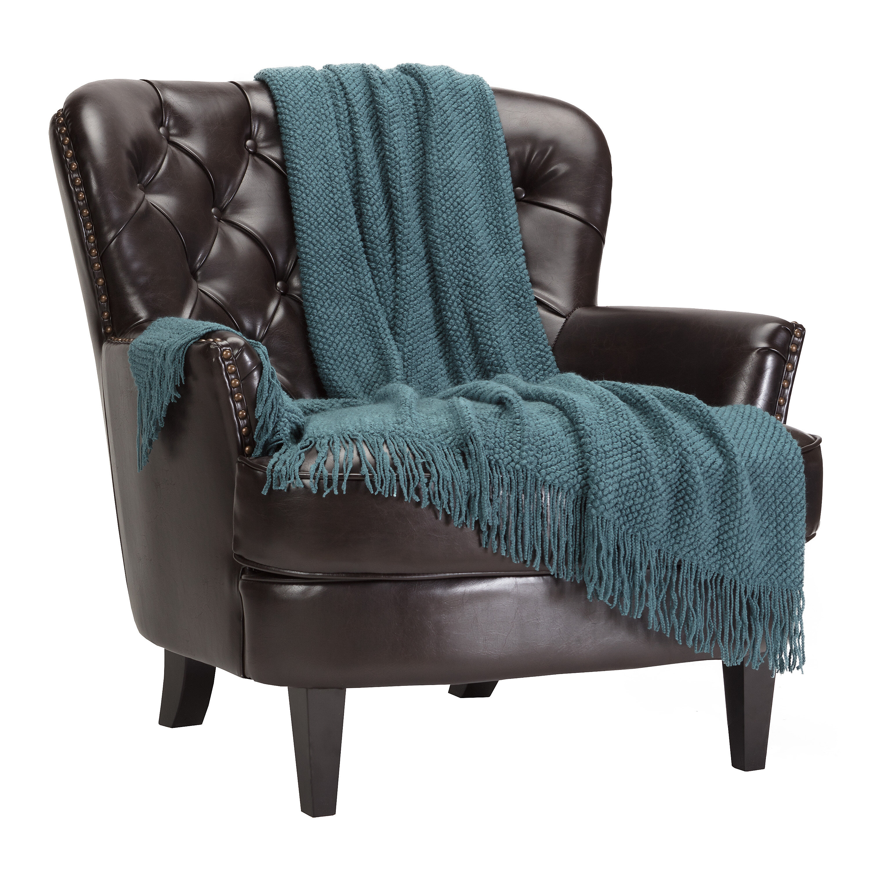Light Blue Soft Couch Sofa Travel Warm Cozy Nap Chenille Child Knit Throw Blanket Sue/&Joe Kids Throw Blanket 32x 41