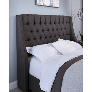 Difranco Upholstered Wingback Headboard by Darby Home Co