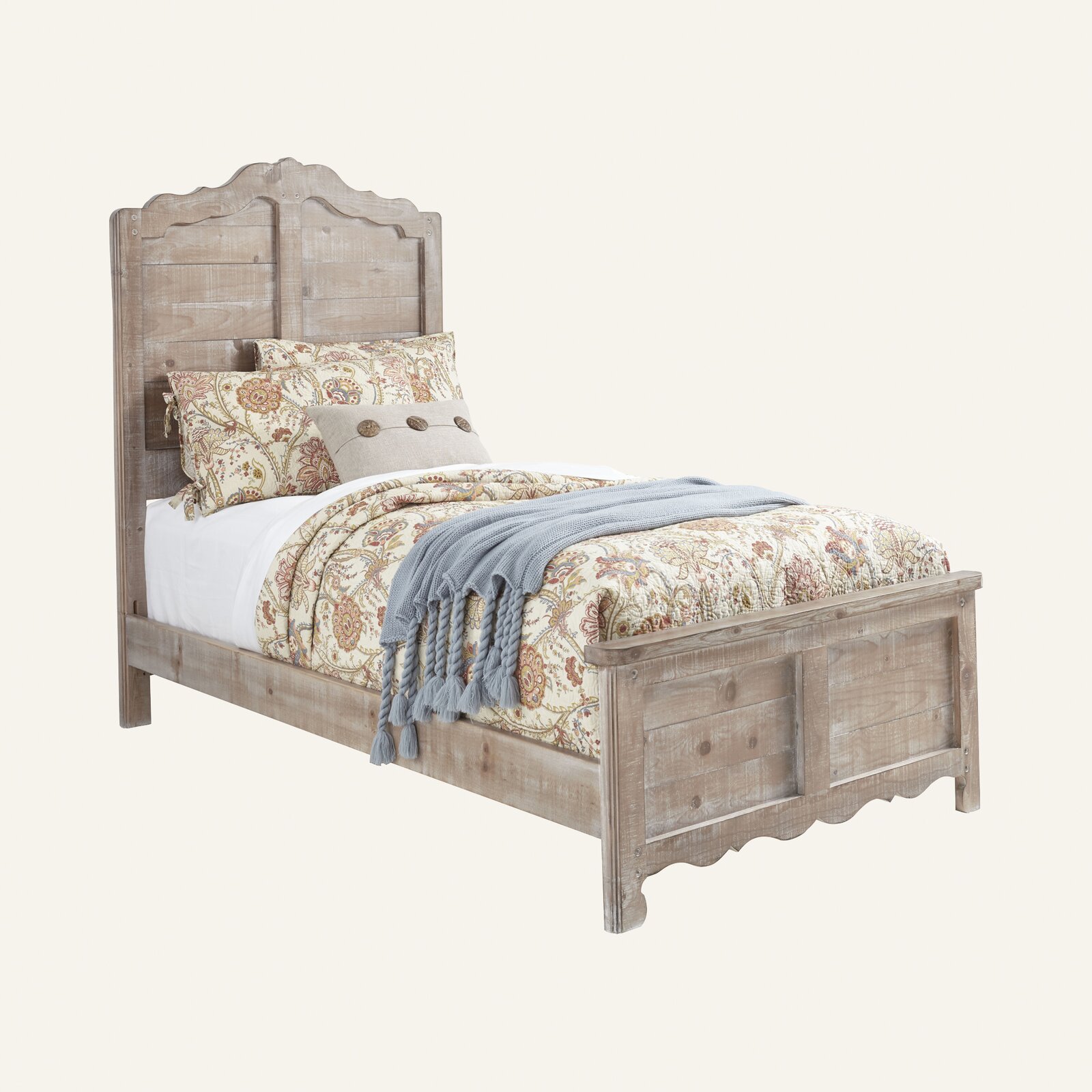 wood standard bed