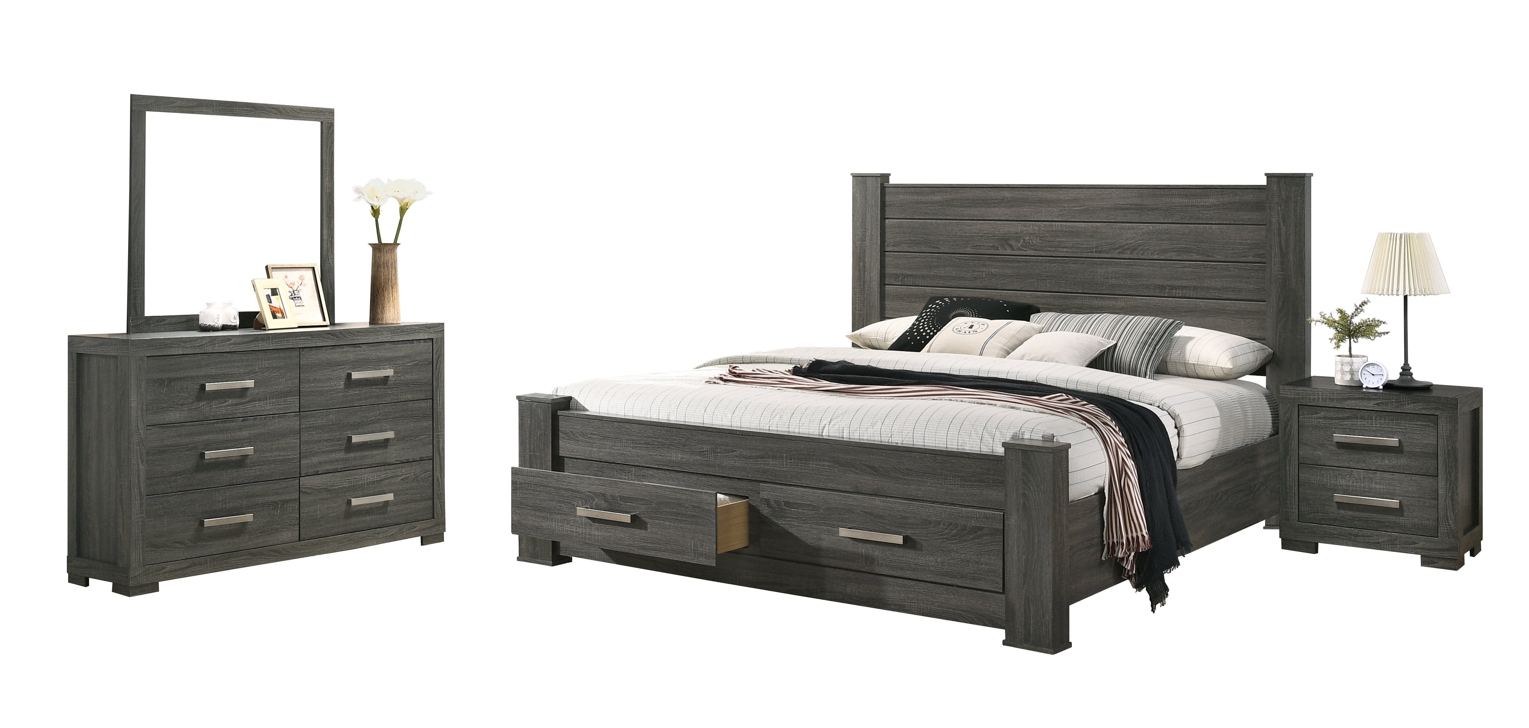 Ebern Designs Navasart 4 Piece Bedroom Set & Reviews Wayfair