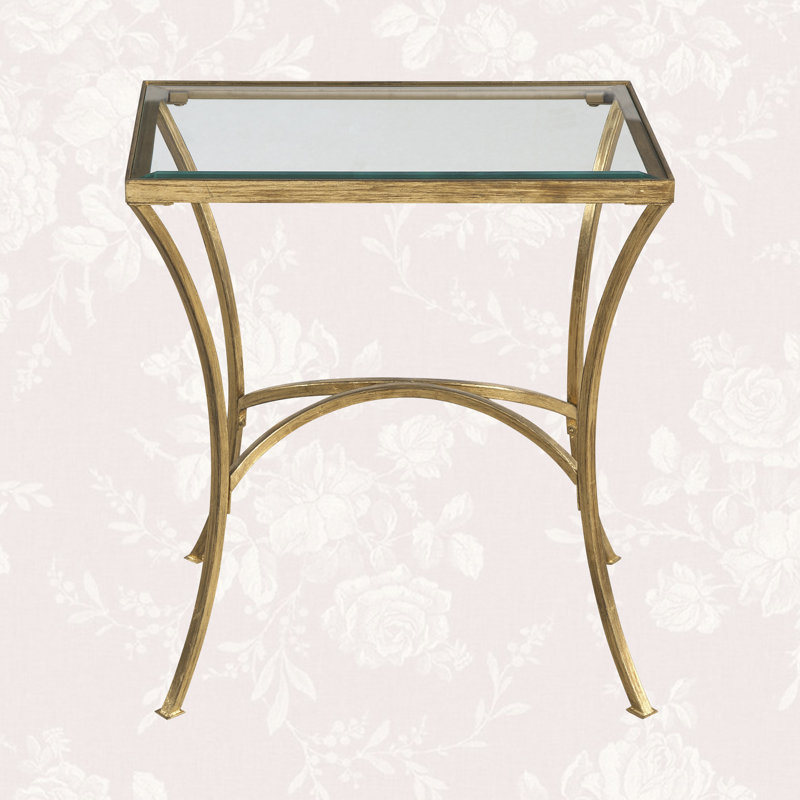 Kelly Clarkson Home Anya Glass Top End Table &amp; Reviews