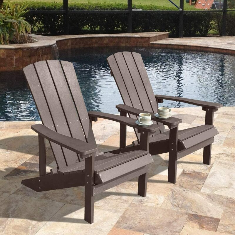 Highland Dunes Outdoor Wood Adirondack Chair Wayfair