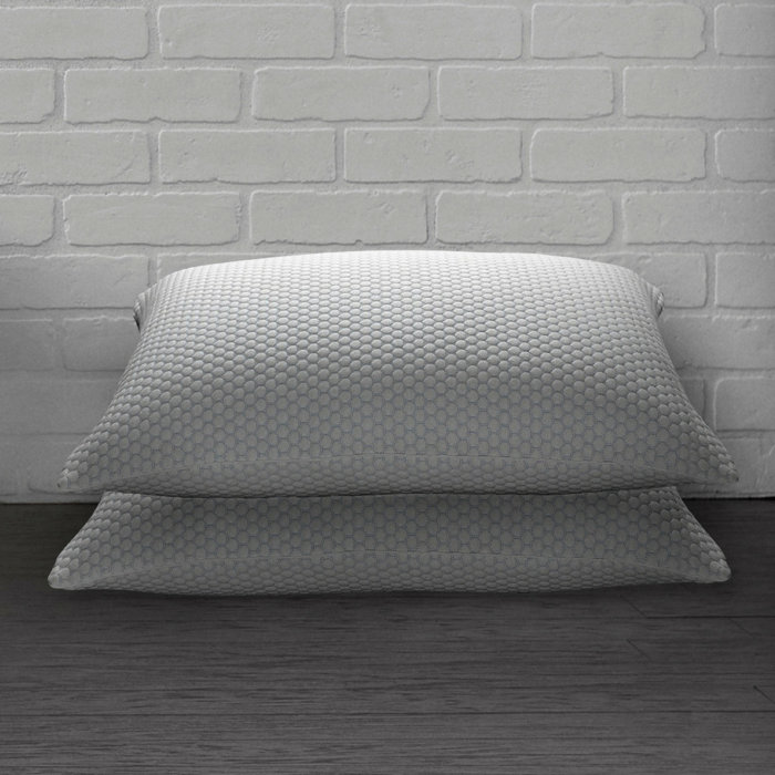 Alwyn Home 2 Pack Cool N Comfort Gel Fibre Pillow With Coolmax