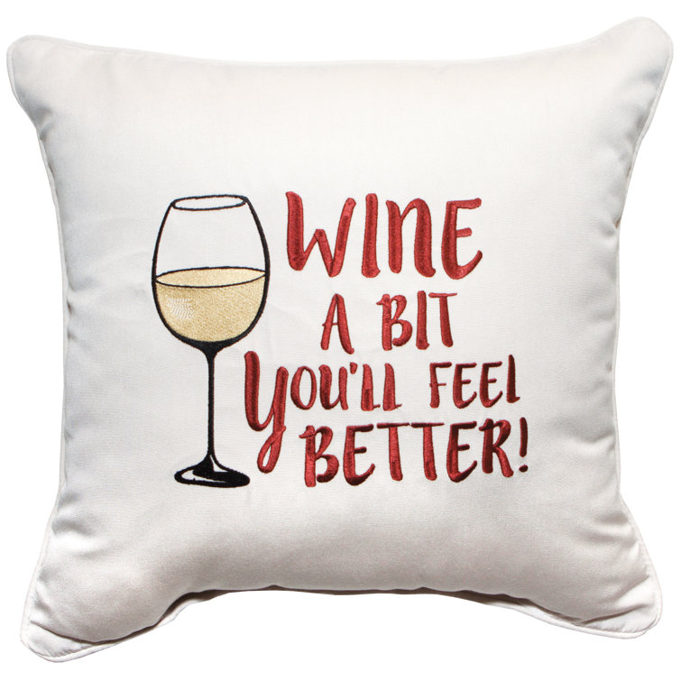 wine pillow covers