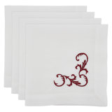 Embroidered Linen Cloth Napkins From 30 Until 11 20 Wayfair Wayfair