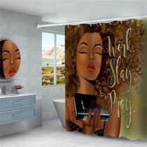 Details about   Valentines Day Sketch Style Beauty Girls Bride Shower Curtain Set Bathroom Decor 