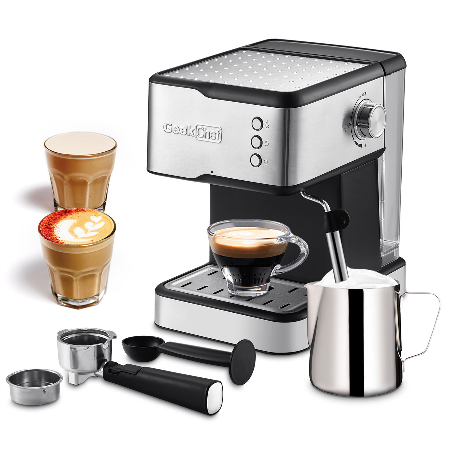 BxuxJar™ 20 Bar Espresso Machine, 950w 