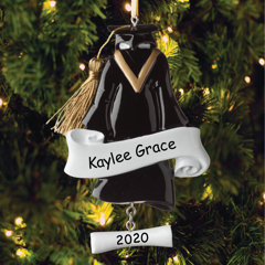 cap and gown christmas ornament