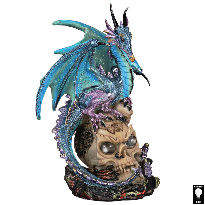 Design Toscano Dragon Assassin Illuminated Figurine & Reviews | Wayfair