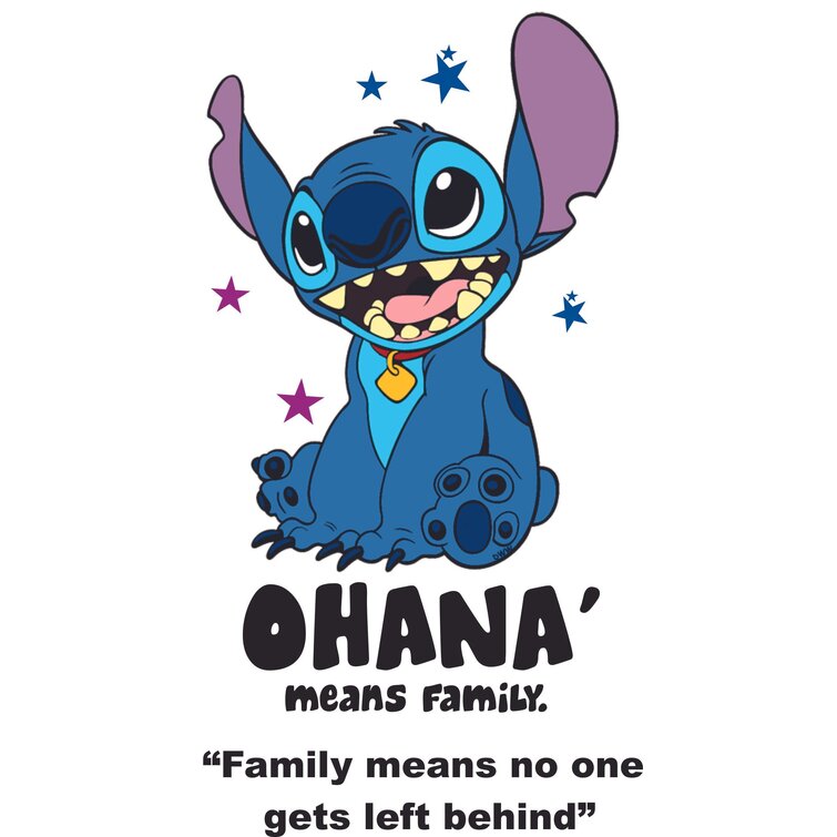 Wall Decals Phrases Ohana Family Wall Stickers Sticker Wall to wall
