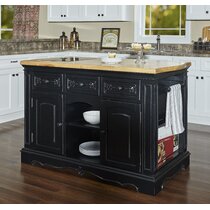 Black Granite Kitchen Islands Carts You Ll Love In 2021 Wayfair