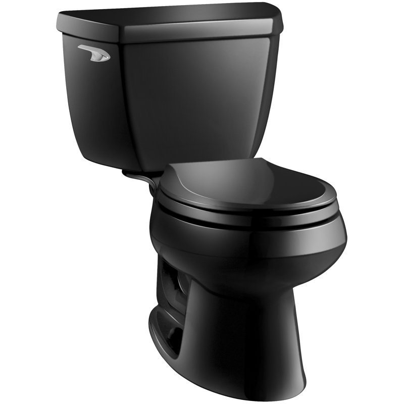 K 3577 7 0 96 Kohler Wellworth Classic Two Piece Round Fronttoilet With Class Five Flush Technology And Left Hand Trip Lever Reviews Wayfair