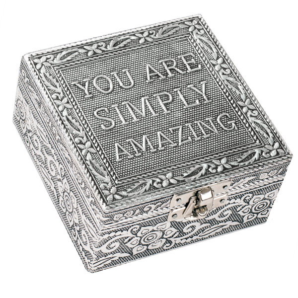 Ophelia & Co. Lanier Metal Keepsake Box Wayfair