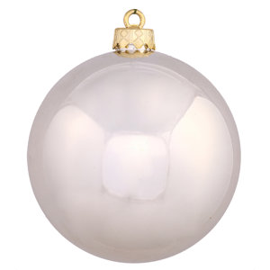 UV Drilled Shiny Ball Ornament (Set of 6)