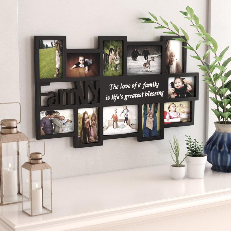 4x6 Wooden Bless This House Friends Photo Picture Frame Wall Decor