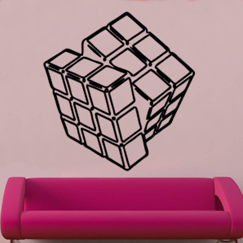 East Urban Home Wandtattoo Rubik Cube Wayfair De