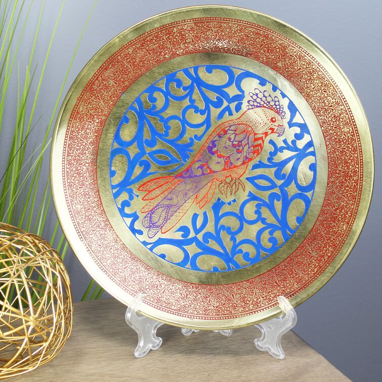 Bay Isle Home Agastya Metal Decorative Plate | Wayfair