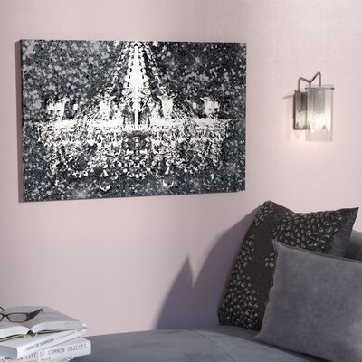 400px x 400px - Disco Chandelier Graphic Art on Wrapped Canvas Willa Arlo ...