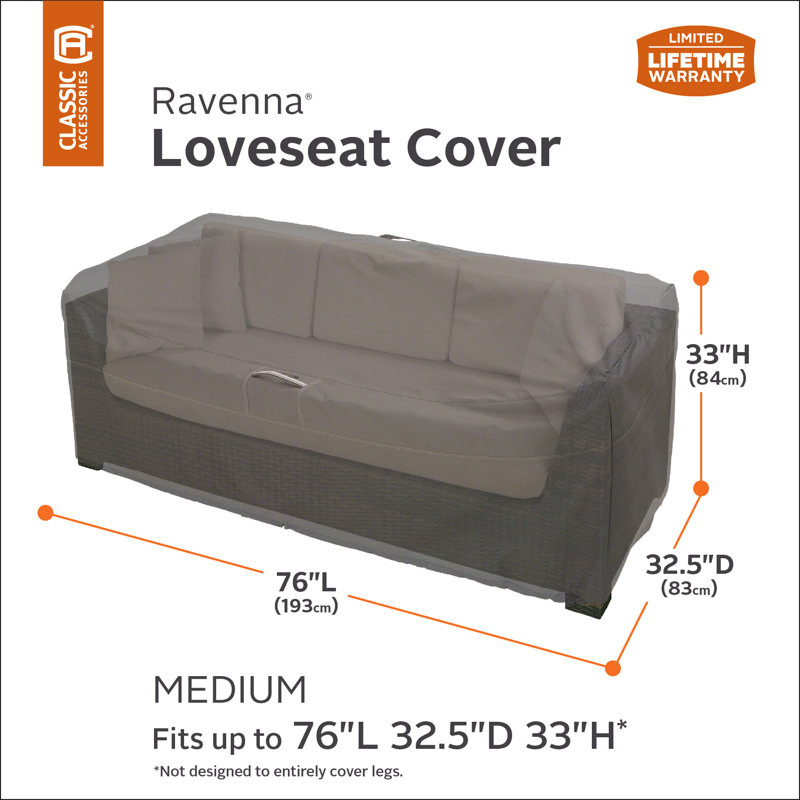 Freeport Park Kendala Water Resistant Patio Sofa Cover With 4 Year