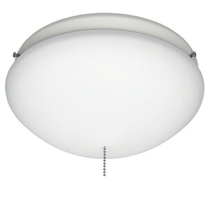 Low Profile 2-Light Bowl Ceiling Fan Light Kit