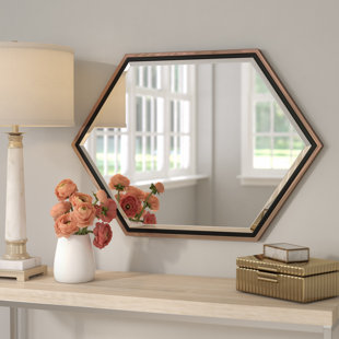Wall Mirror Metal Frame Wayfair Contemporary Metal Frame Accent Wall Mirror