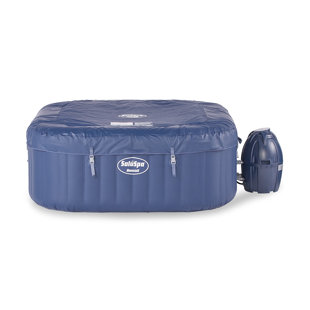 Coleman 6 - Person 140 - Jet Square Inflatable Hot Tub in Blue