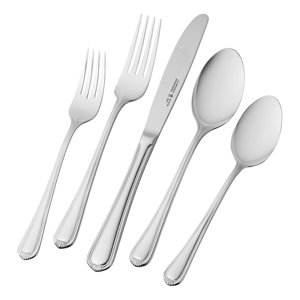 Alcea 65 Piece 18/10 Stainless Steel Flatware Set