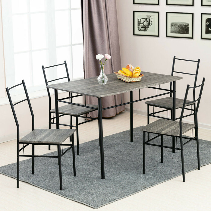 Ebern Designs Segolene 5 Piece Dining Set Wayfair Ca