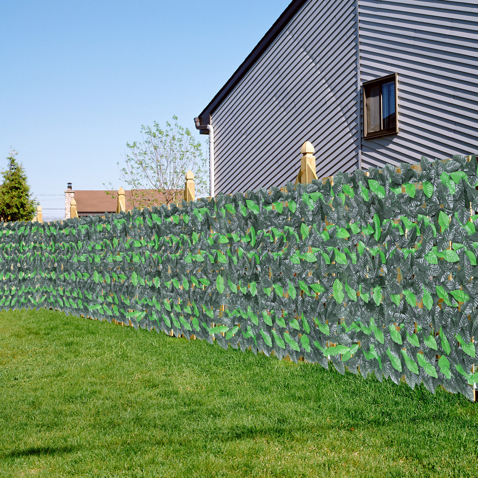 Yard Garden And Outdoor Living Garden Fencing Privacy Screens And Gates 051m Artificial Faux Ivy 6119