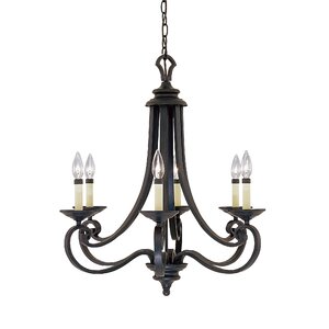 Earline 6-Light Candle-Style Chandelier