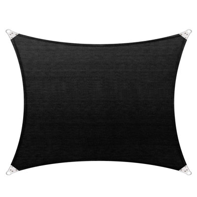 Reinforced Super Ring 15 X 41 Rectangle Shade Sail ColourTree Color Black