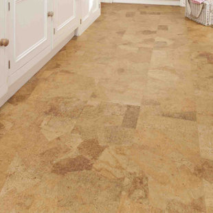 Sierra Slate Flooring Wayfair 12 Tiles Cork Flooring In Sand Slate
