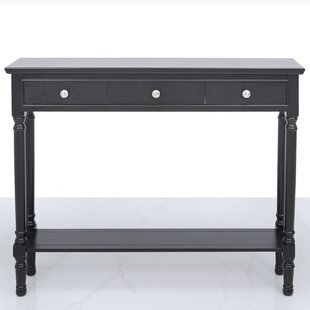 narrow black sofa table