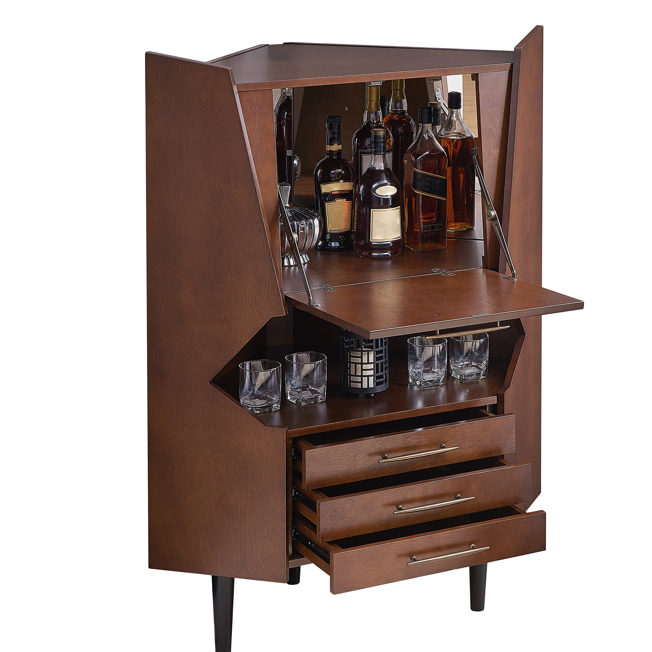 Mercury Row® Silcox Corner Bar & Reviews Wayfair Canada