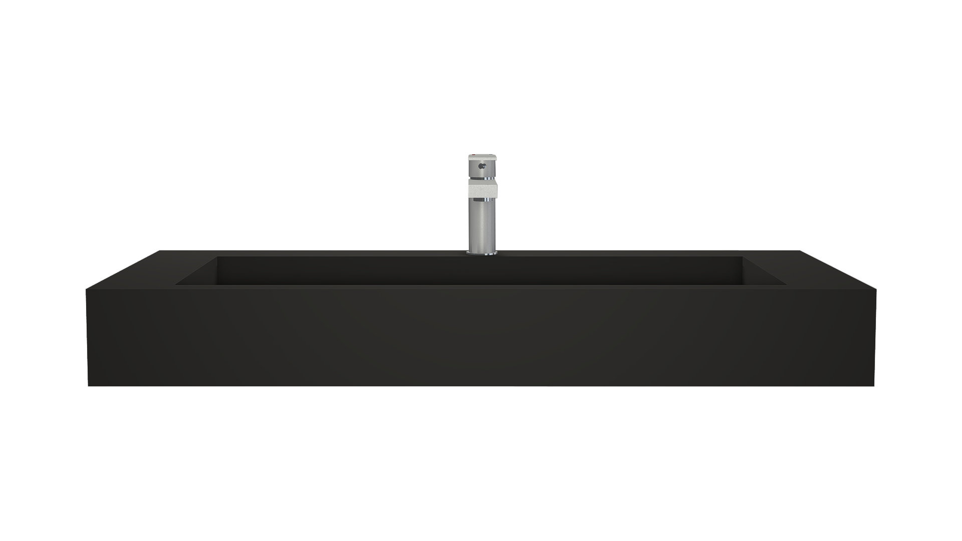 Castellousa Boyter Black Rectangular Wall Mount Bathroom Sink Wayfair