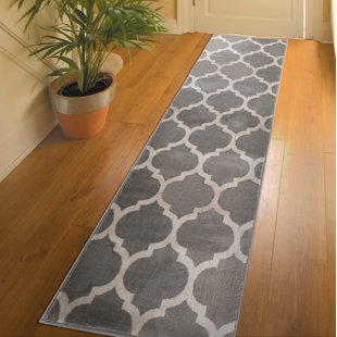 Grey Hallway Runner Small Large Modern Hall Carpet Runners Rugs Extra Very Long 