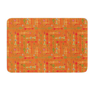 Vintage Arrows by Jane Smith Bath Mat
