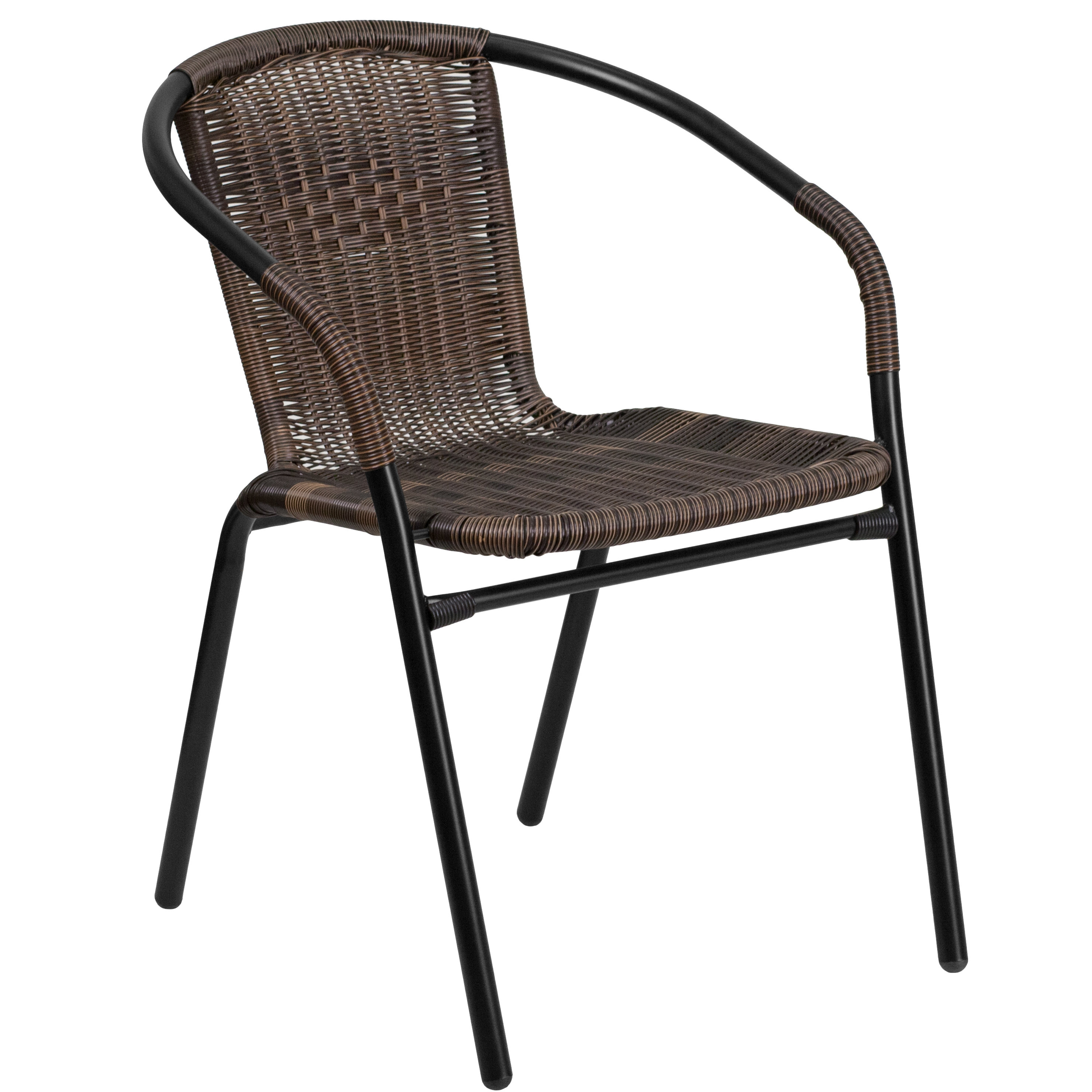 Three Posts Acadian Stacking Patio Dining Chair Reviews Wayfair