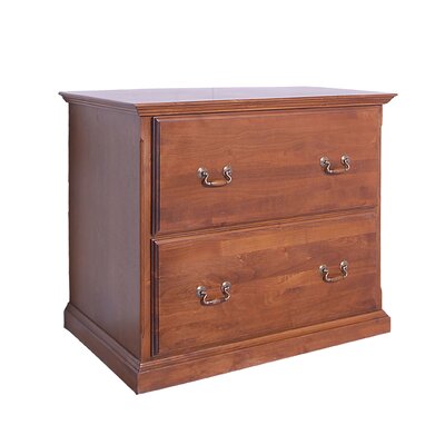 Behrens 2 Drawer Lateral File Cabinet Loon Peak Finish Honey Oak